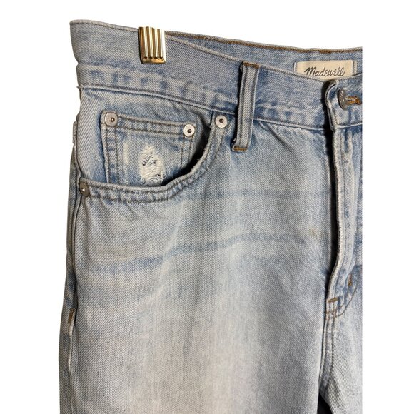 Madewell The Perfect Summer Jean Size‎ 28 Light Wash Denim 100% Cotton Straight - Picture 4 of 11